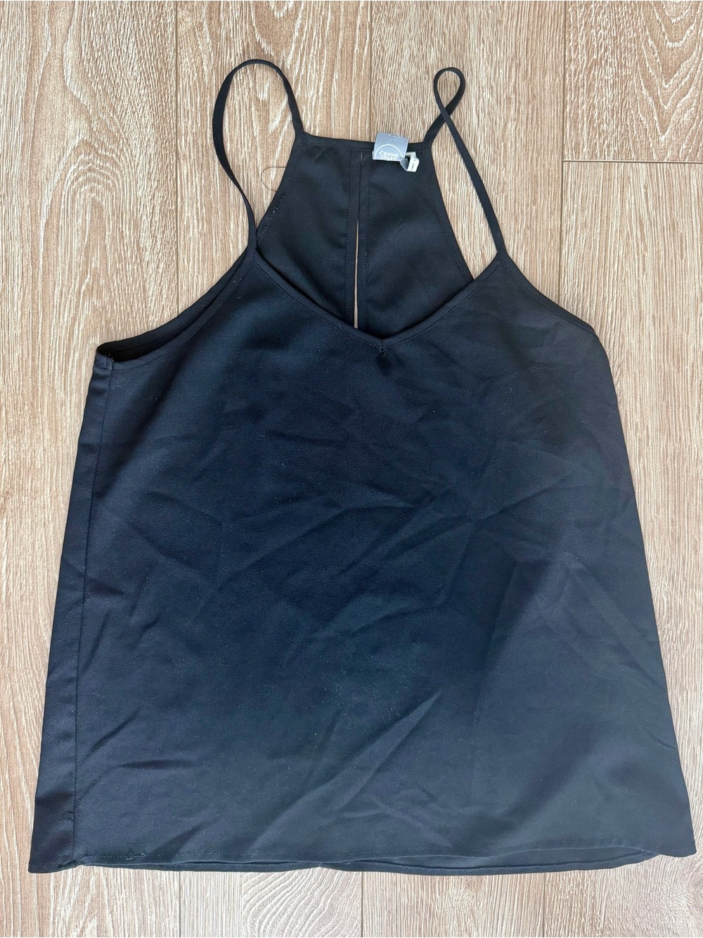 Paper Crane Black Spaghetti Strap Camisole